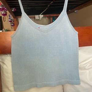 Bella seamless Light Blue Outer banks style Tank Top